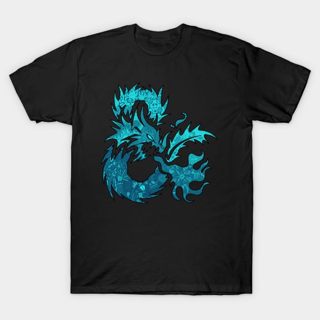 Ice Dragon T-Shirt by paintchips